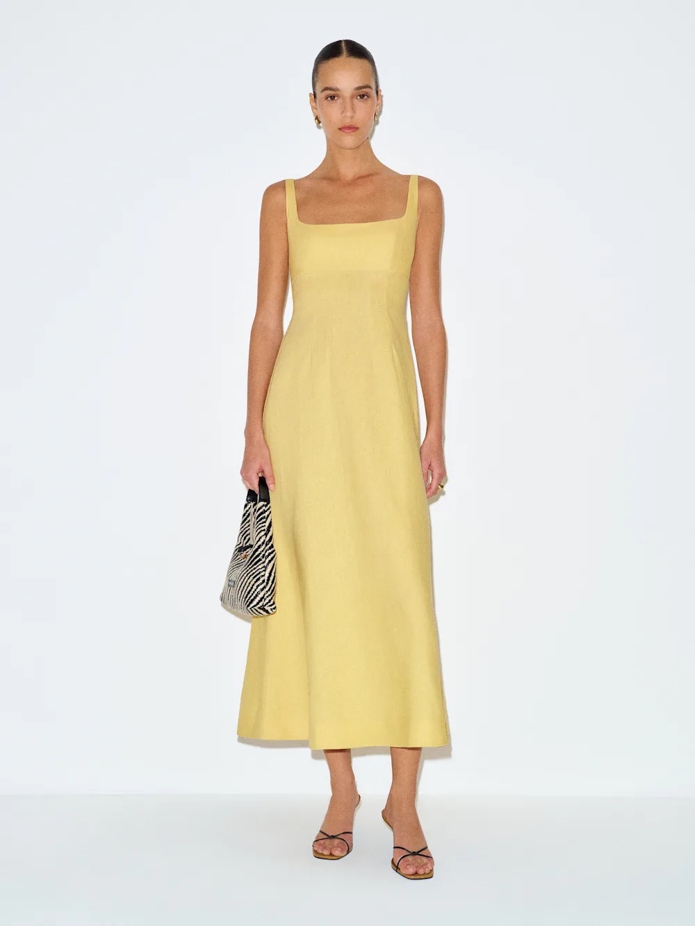 Reformation Sabine Linen Dress